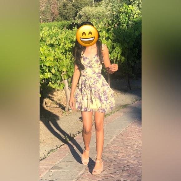 Floral Ruffle Mini Dress - Picture 4 of 5